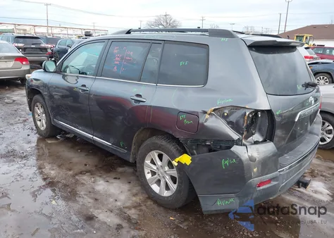 2011 Toyota Highlander Se V6 from USA, damaged, VIN 5TDBK3EH8BS060935